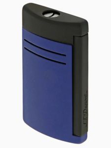 Bật Lửa S.T Dupont Maxijet Matt Black And Ocean Blue Lighter 20161