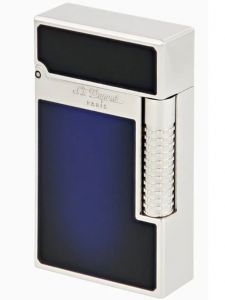 Bật Lửa S.T Dupont Le New Grand Dupont Blue Lacquer And Palladium Lighter C23013