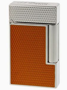 Bật Lửa S.T Dupont Ligne 2 Bright Orange Lacquer Guilloche Lighter C16617