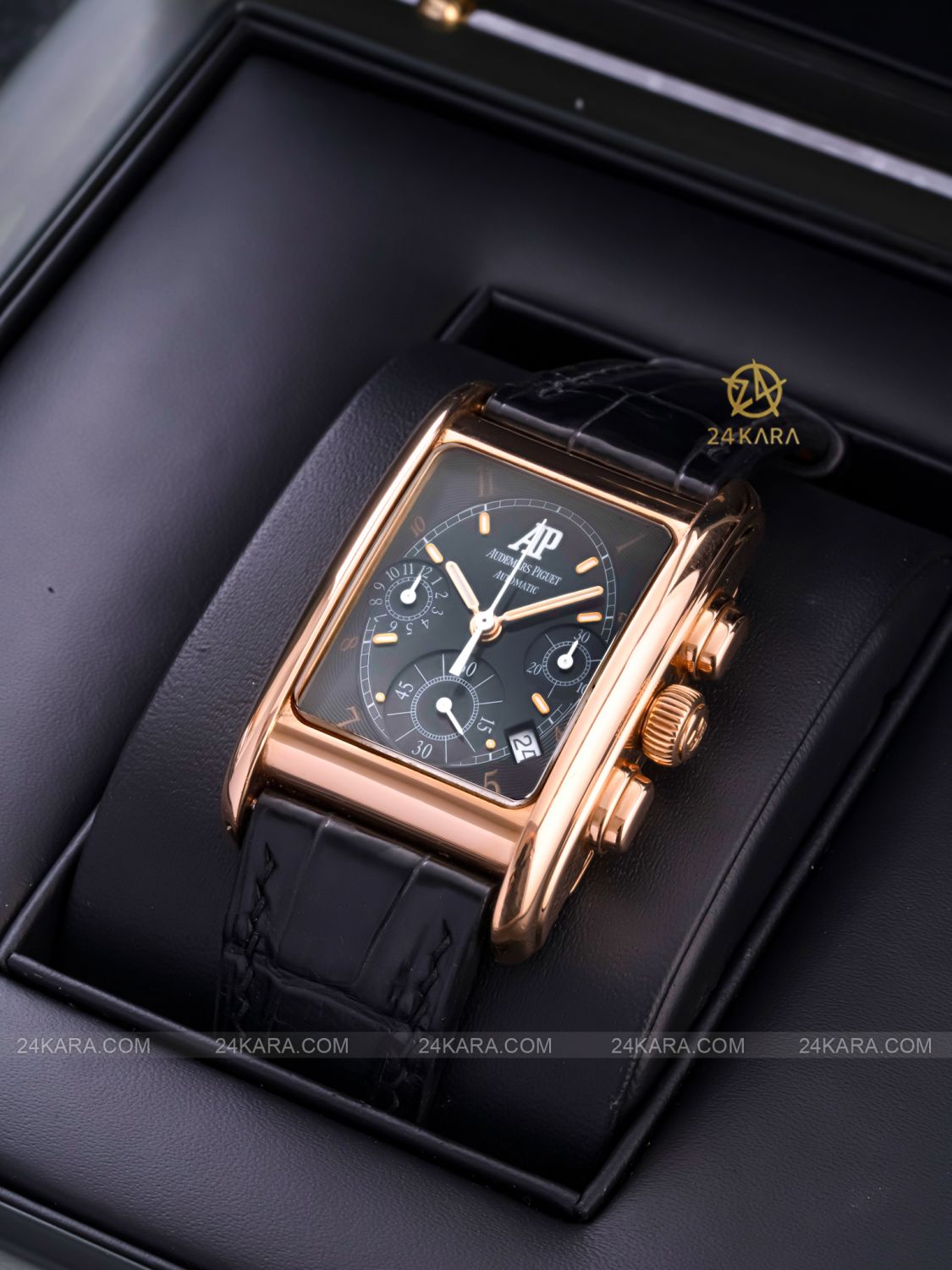 Đồng hồ Audemars Piguet Edward Piguet Chronograph 25925OR.OO.D001CR.01 Black Rose Gold 18K - Lướt