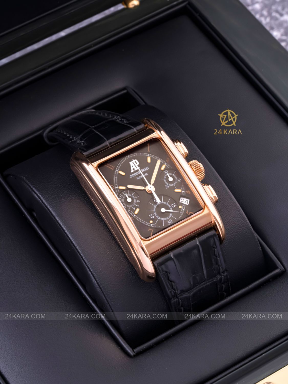 Đồng hồ Audemars Piguet Edward Piguet Chronograph 25925OR.OO.D001CR.01 Black Rose Gold 18K - Lướt