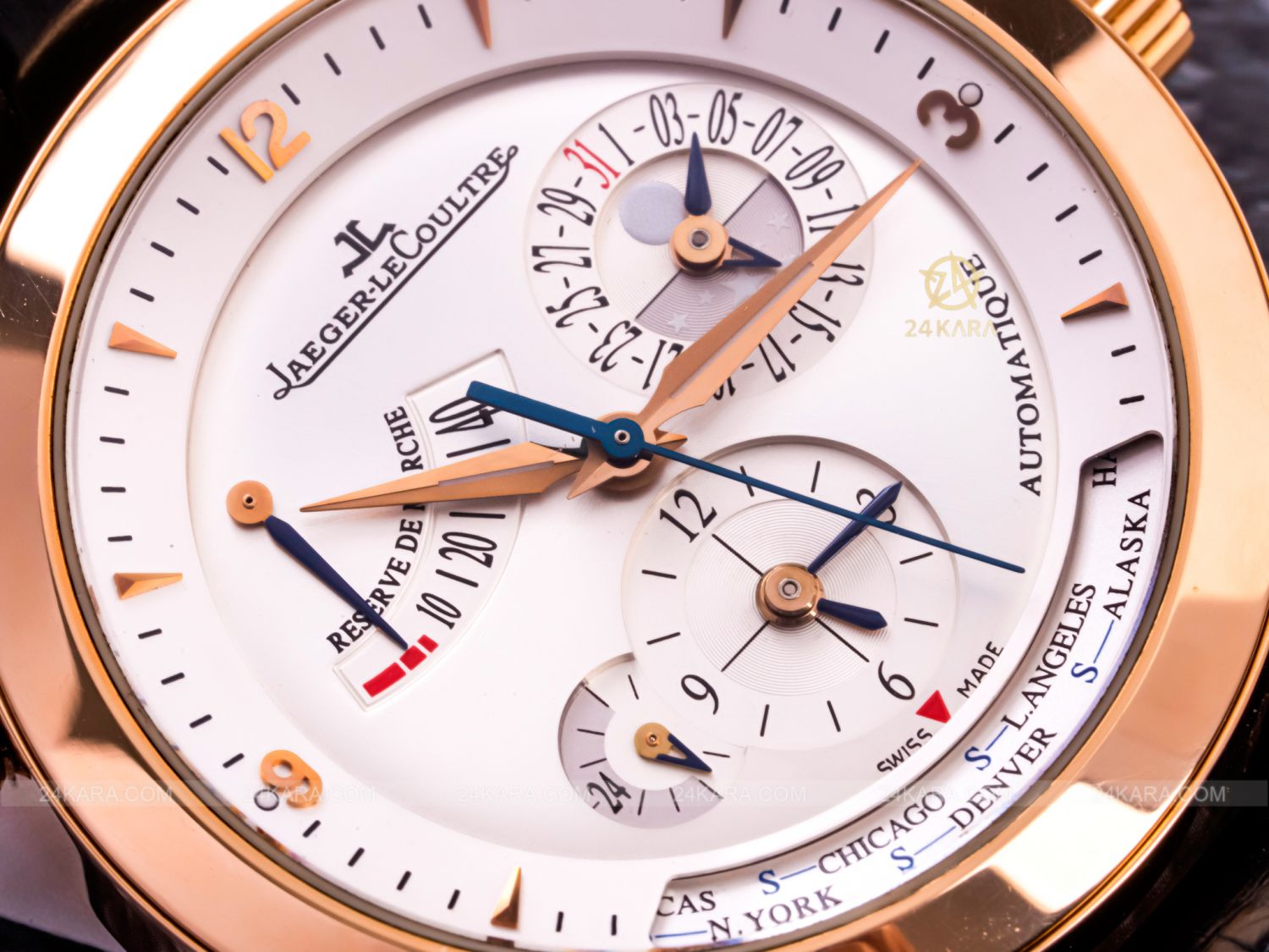 Đồng hồ Jaeger-LeCoultre Master Geographic 147.2.57.S 147257S - Lướt