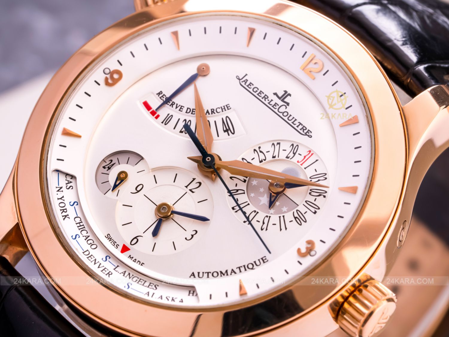 Đồng hồ Jaeger-LeCoultre Master Geographic 147.2.57.S 147257S - Lướt