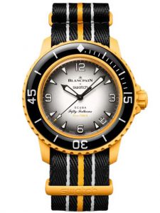 Đồng hồ Swatch x Blancpain Bioceramic Scuba Fifty Fathoms SO35P100