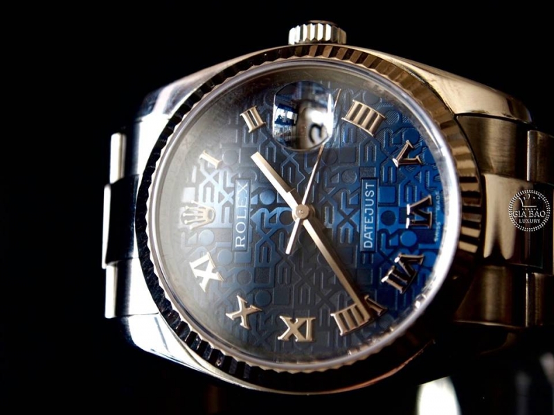 Đồng hồ Rolex datejust 6 số 16234 bản thép - seri 2010 (lướt)