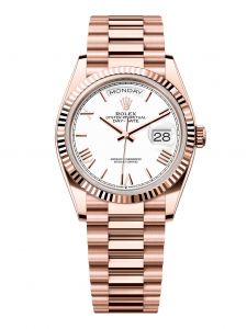 Đồng Hồ Rolex Day-Date M128235-0070 128235-0070 Vàng Everose 18ct Màu Trắng - Mã Mới 2024