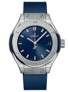 Đồng hồ Hublot Classic Fusion Titanium Blue 591.NX.7170.RX
