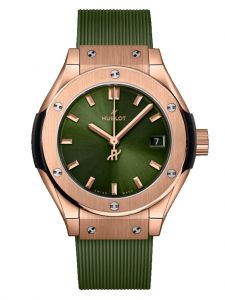 Đồng hồ Hublot Classic Fusion King Gold Green 591.OX.8980.RX