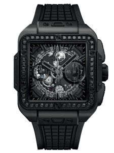 Đồng hồ Hublot Square Bang Unico All Black Diamonds 821.CX.0140.RX.1200 821CX0140RX1200