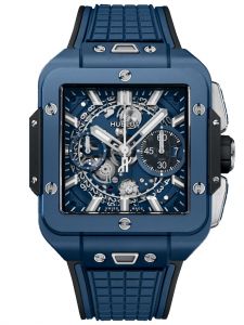 Đồng hồ Hublot Square Bang Unico Blue Ceramic 821.EX.5170.RX