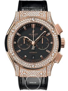 Đồng Hồ Hublot Classic Fusion Chronograph King Gold Pave 42mm 541.OX.1180.LR.1704