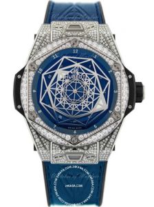 Đồng Hồ Hublot Big Bang Sang Bleu Titanium Blue Pavé 45mm 415.NX.7179.VR.1704.MXM18