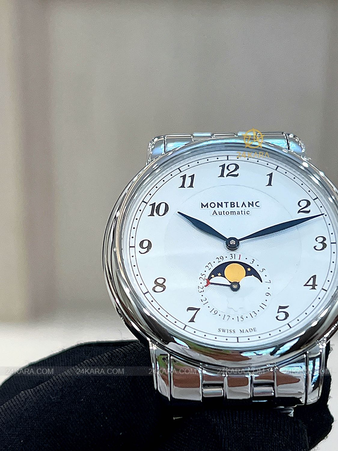 Đồng hồ Montblanc Star Legacy Moonphase 42 117326 MB117326 Kim Xanh - Lướt