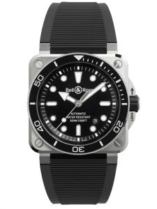 Đồng hồ Bell & Ross BR 03 Diver Black Steel BR03A-D-BL-ST/SRB