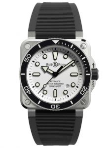 Đồng hồ Bell & Ross BR 03 Diver White Steel BR03A-D-WH-ST/SRB