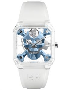 Đồng hồ Bell & Ross BR01 Cyber Skull Sapphire ICE Blue BR01-CSKBLU-SAPHIR