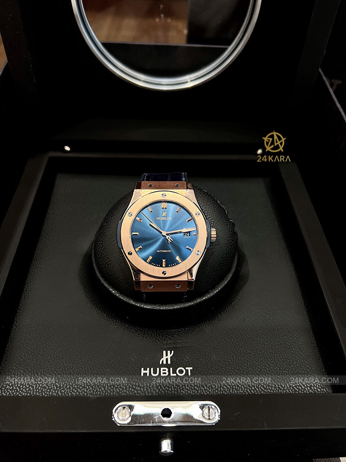 Đồng Hồ Hublot Classic Fusion Blue King Gold 42mm 542.OX.7180.LR - Lướt