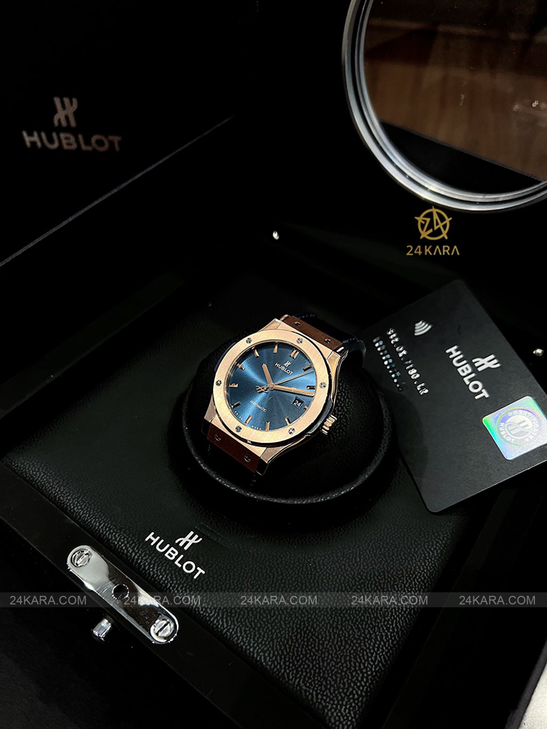 Đồng Hồ Hublot Classic Fusion Blue King Gold 42mm 542.OX.7180.LR - Lướt