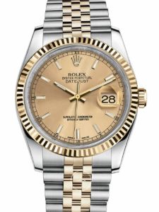Đồng hồ Rolex Datejust 36 M116233-0151 116233-0151 Thép Oystersteel và Vàng Kim 18ct Mặt Champagne