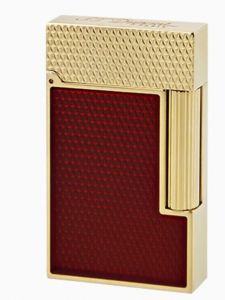 Bật Lửa S.T Dupont Ligne 2 Red Lacquer Guilloche Lighter C16616