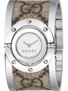 Đồng hồ Gucci 112 Twirl Bangle YA112418 MOP Mặt Số Xoay Reverso - lướt