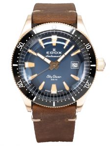 Đồng hồ Edox Skydiver date 80126 BRN BUIDR - Phiên bản giới hạn 600 chiếc