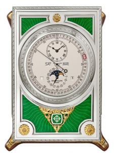 Đồng hồ Patek Philippe Grand Complications 27000M-001 Sterling Silver Complicated Desk Clock Rare Handcrafts