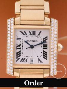 Đồng hồ Cartier Tank Francaise Gold with bracelet 1840 (lướt)