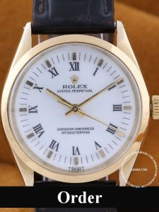 Đồng hồ Rolex Oyster Perpetual M1005 Gold - Lướt