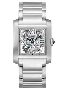 Đồng hồ Cartier Tank Française Skeleton WHTA0025 Large Steel