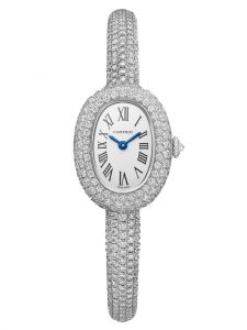 Đồng hồ Cartier Baignoire Mini HPI01822 Mini White Gold