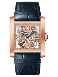 Đồng hồ Cartier Tank Française Skeleton Large WHTA0027 Large Rose Gold