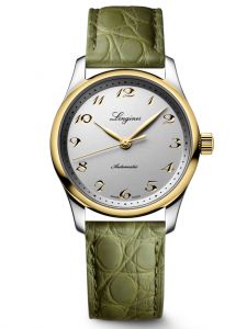 Đồng hồ Longines Master L2.357.5.72.2 L23575722 Stainless Steel And 18 Karat Yellow Gold Cap 200 Silver