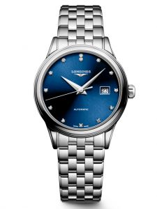 Đồng hồ Longines Flagship L4.374.4.97.6 L43744976 Stainless Steel Sunray Blue