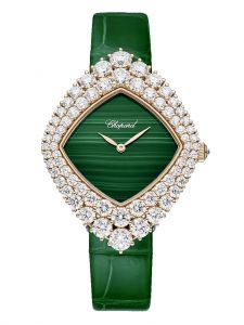 Đồng hồ Chopard L'heure Du Diamant Cushion 4013A196-5500 Vàng hồng 18K Kim cương