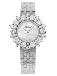Đồng hồ Chopard L'heure Du Diamant Round 4010A391-1300 Vàng trắng 18K Kim cương