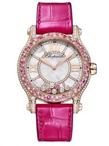 Đồng hồ Chopard Happy Sport Joaillerie 274891-5028 Vàng hồng 18K Kim cương