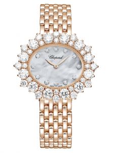Đồng hồ Chopard L’heure Du Diamant Oval Medium 4010A390-5100 Vàng hồng 18K Kim cương