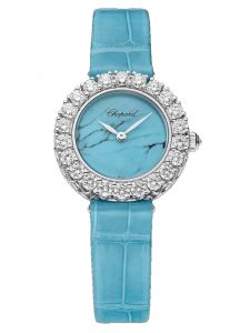 Đồng hồ Chopard L'heure Du Diamant Round 13A178-1315 Vàng trắng 18K Kim cương
