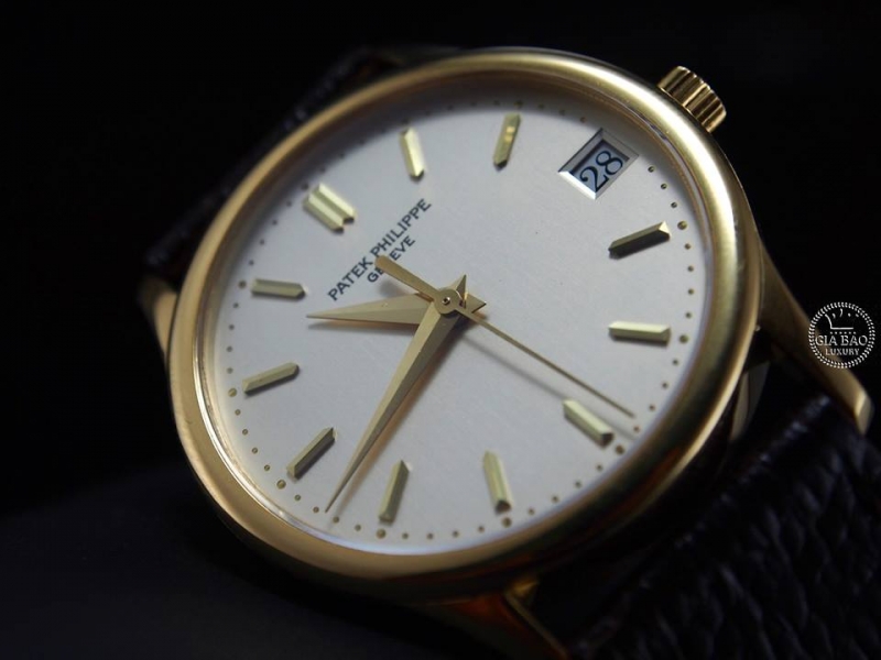 Đồng hồ Patek Philippe gold 18k nguyên khối 3998J Calatrava Watch (lướt)