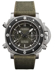 Đồng hồ Panerai Submersible Chrono Marina Militare Experience Edition PAM01699 47 mm Titanium