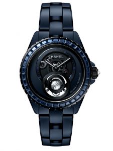 Đồng hồ Chanel J12 Bleu Diamond Tourbillon H10334 Ceramic