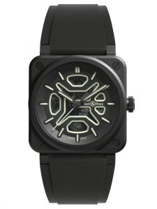 Đồng hồ Bell & Ross BR-03 Skeleton Lum Ceramic BR03A-LM-SKCE/SRB Limited 250 Ceramic