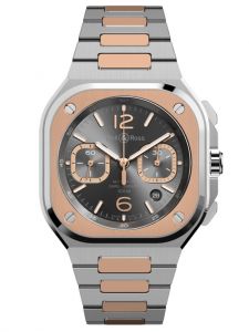 Đồng hồ Bell & Ross BR-05 Chrono Grey Steel & Gold BR05C-RTH-STPG/SSG Vàng hồng 18K và Thép