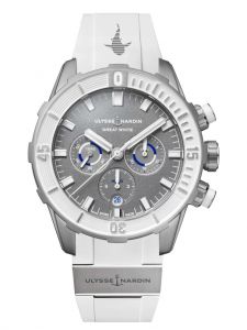 Đồng hồ Ulysse Nardin Diver Chronograph Great White 1503-170LE-1A-GW/3A 44 mm Titanium