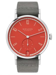 Đồng hồ Nomos Tangente 38 Date Rambazamba Ref.179.S14 Thép Không Gỉ