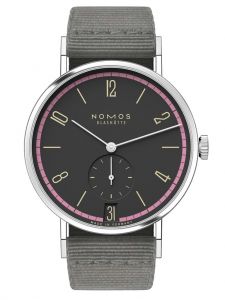 Đồng hồ Nomos Tangente 38 Date Tiefseegrau Ref.179.S19 Thép Không Gỉ