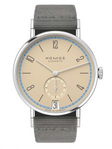 Đồng hồ Nomos Tangente 38 Date Ariel Ref.179.S25 Thép Không Gỉ