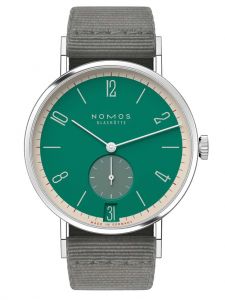 Đồng hồ Nomos Tangente 38 Date Schlossgrün Ref.179.S26 Thép Không Gỉ