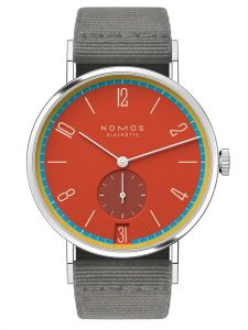 Đồng hồ Nomos Tangente 38 Date Sportbunt Ref.179.S28 Thép Không Gỉ